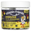 Vitamin Friends Immune Vit D + Elderberry Raspberry 60 Pectin viên 854532002793