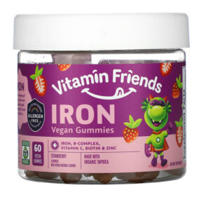 Vitamin Friends Iron Strawberry 60 Pectin viên 854532002977