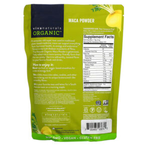 Viva Naturals Organic Gelatinized Maca Powder 1 lb (454 g) 700465936745