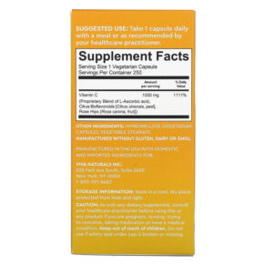 Viva Naturals Vitamin C 1.000 mg 250 Veggie Capsules 3 Viva Naturals Vitamin C 1.000 mg 250 Veggie Capsules 705105193779