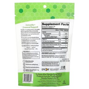 Wedderspoon Manuka Honey Lozenges Cool Mint 2.6 oz (74 g) 814422023857