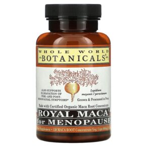 Whole World Botanicals Royal Maca for Menopause 600 mg 120 viên 691195001035