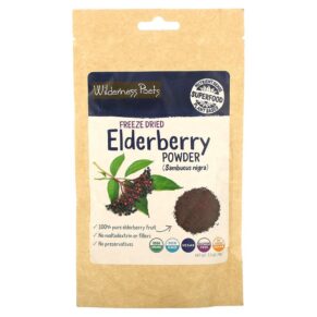 Wilderness Poets LLC Organic Freeze Dried Elderberry Powder 3.5 oz (99 g) 855434006902