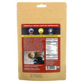 Wilderness Poets LLC Organic Lions Mane Mushroom Powder 3.5 oz (99 g) 3 Wilderness Poets LLC Organic Lions Mane Mushroom Powder 3.5 oz (99 g) 850028415153