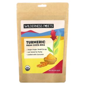 Wilderness Poets LLC Organic Turmeric From Costa Rica 8 oz (226 g) 855434006230