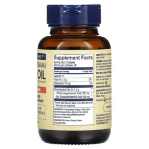 Wiley's Finest Wild Alaskan Fish Oil 60 Softgels 857188004524