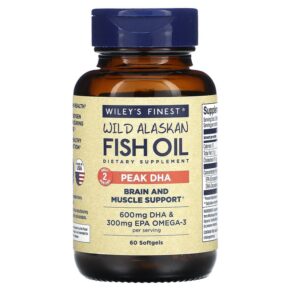 Wiley's Finest Wild Alaskan Fish Oil 60 viên 857188004524