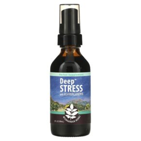 WishGarden Herbs Deep Stress + Ashwagandha 2 fl oz (59 ml) 656490360720