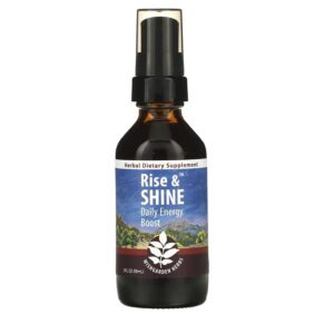 WishGarden Herbs Rise & Shine Daily Energy Boost 2 fl oz (59 ml) 656490364728