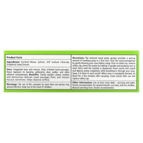 Xlear Xylitol Saline Nasal Spray Daily Relief 1.5 fl oz (45 ml) 700596000001