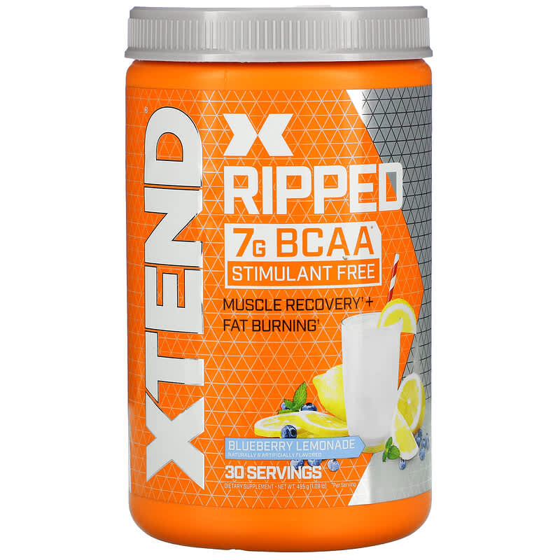 Xtend Ripped 7G BCAAs Blueberry Lemonade 1.09 lbs (495 g) 1 Xtend Ripped 7G BCAAs Blueberry Lemonade 1.09 lbs (495 g) 842595103151