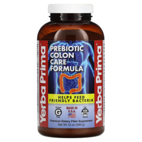 Yerba Prima Prebiotic Colon Care Formula 12 oz (340 g) 046352002040