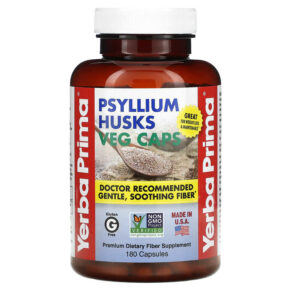 Yerba Prima Psyllium Husks 180 viên 046352001081
