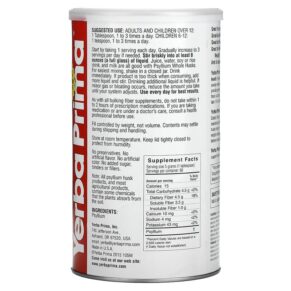 Yerba Prima Psyllium Whole Husks Colon Cleanser 12 oz (340 g) 046352001050