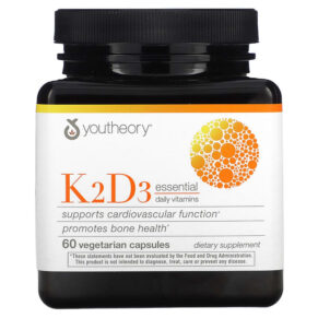 Youtheory K2D3 Essential Daily Vitamins 60 viên 850021920357