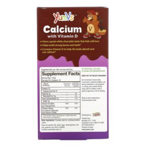 Yum-Vs Calcium with Vitamin D White Chocolate 40 Bears 899105001179