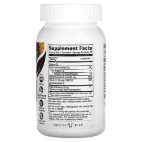 Yum-Vs Elderberry Vitamin C & Vitamin D Triple Defense Berry 60 Gummies 3 Yum-Vs Elderberry Vitamin C & Vitamin D Triple Defense Berry 60 Gummies 810048610129