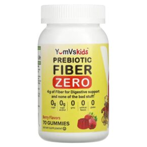 Yum-Vs Kids Prebiotic Fiber Zero Berry 70 viên 810048610518