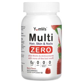 Yum-Vs Multi Hair Skin & Nails Zero Berry 60 viên 810048612284