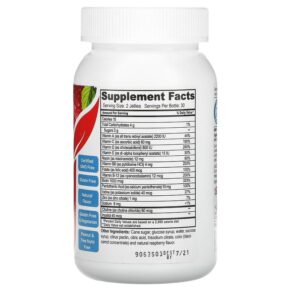Yum-Vs Multi Vitamin for Teens Raspberry 60 Jellies 899105001889