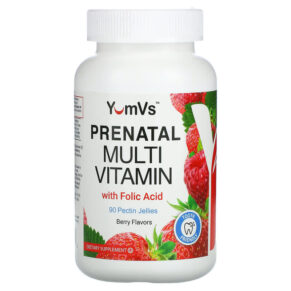 Yum-Vs PreNatal Multivitamin + Folic Acid Berry 90 Pectin viên 899105001414