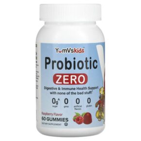 Yum-Vs Probiotic Zero Raspberry 60 viên 810048610273