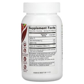 Yum-Vs Probiotic Zero Raspberry 60 Gummies 810048610310