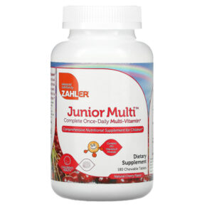 Zahler Junior Multi Complete Once-Daily Multi-Vitamin Natural Cherry 180 viên 848998080488