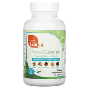Zahler Myco5Defense Organic Mushroom Blend 60 viên 848998082116