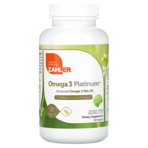 Zahler Omega 3 Platinum Advanced Omega 3 Fish Oil 1.000 mg 90 viên 848998080594