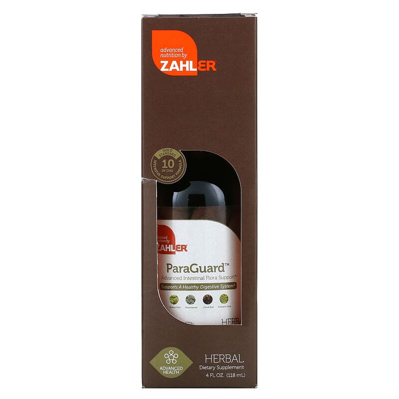 Zahler ParaGuard Advanced Intestinal Flora Support 4 fl oz (118 ml) 1 Zahler ParaGuard Advanced Intestinal Flora Support 4 fl oz (118 ml) 848998081027