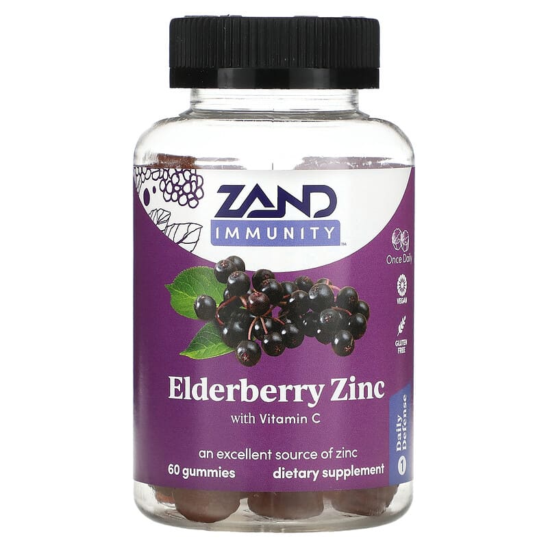 Zand Immunity Elderberry Zinc With Vitamin C 60 Gummies 1 Zand Immunity Elderberry Zinc + Vitamin C 60 viên 041954667437