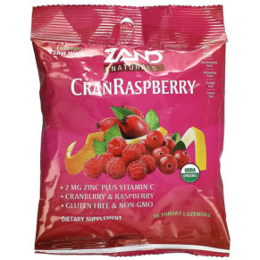 Zand Naturals Organic CranRaspberry 18 Throat viên 041954000050