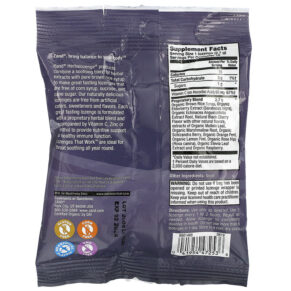 Zand Naturals Organic Elderberry C Berry Soother 18 Throat Lozenges 3 Zand Naturals Organic Elderberry C Berry Soother 18 Throat Lozenges 041954472536