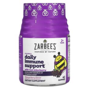 Zarbee's Children's Daily Immune Support Ages 2+ Natural Berry 42 viên 898115002749
