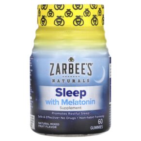Zarbee's Sleep + Melatonin Natural Mixed Fruit 60 viên 857647007158