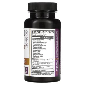 Zhou Nutrition Bloat Blast+ 30 Vegan Capsules 669191895224