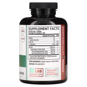 Zhou Nutrition Fish Oil 120 Softgels 669191795869