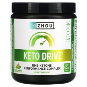 Zhou Nutrition Keto Drive Matcha Lemonade 9.2 oz (263 g) 859805006201