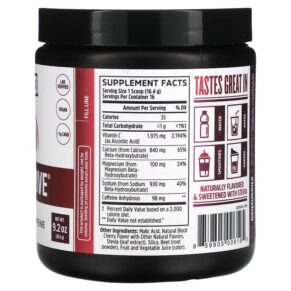 Zhou Nutrition Keto Drive Revved Black Cherry 9.2 oz (263 g) 859805006195