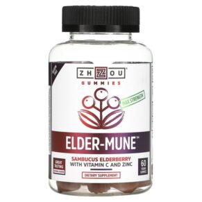 Zhou Nutrition Max Strength Elder-Mune Sambucus Elderberry 60 viên 669191805407