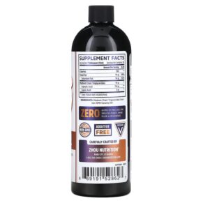 Zhou Nutrition MCT Oil Unflavored 16 fl oz (473 ml) 669191528627