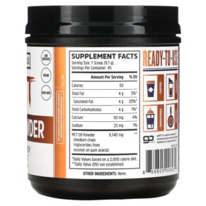 Zhou Nutrition MCT Powder 14.5 oz (411 g) 859805006232