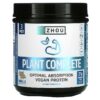 Zhou Nutrition Plant Complete Optimal Absorption Vegan Protein Vanilla 17.7 oz (500.8 g) 669191721486