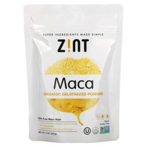 Zint Maca Organic Gelatinized Powder 8 oz (227 g) 817516020060