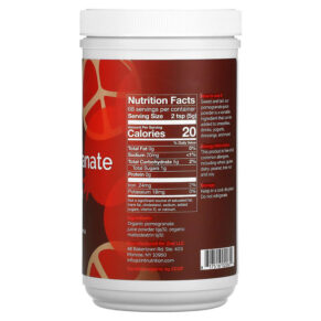 Zint Organic Pomegranate Juice Powder 12 oz (340 g) 817516020619