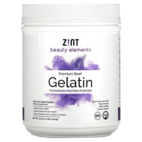 Zint Premium Beef Gelatin Thickening Protein Powder 32 oz (907 g) 817516022118
