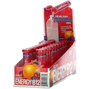 Zipfizz Healthy Sports Energy Mix + Vitamin B12 Fruit Punch 20 Tubes 0.39 oz (11 g) 893811000372