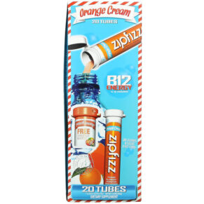 Zipfizz Healthy Sports Energy Mix with Vitamin B12 Orange Cream 20 Tubes 0.39 oz (11 g) Each 893811000525