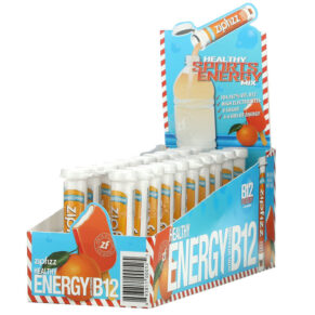 Zipfizz Healthy Sports Energy Mix + Vitamin B12 Orange Cream 20 Tubes 0.39 oz (11 g) 893811000525